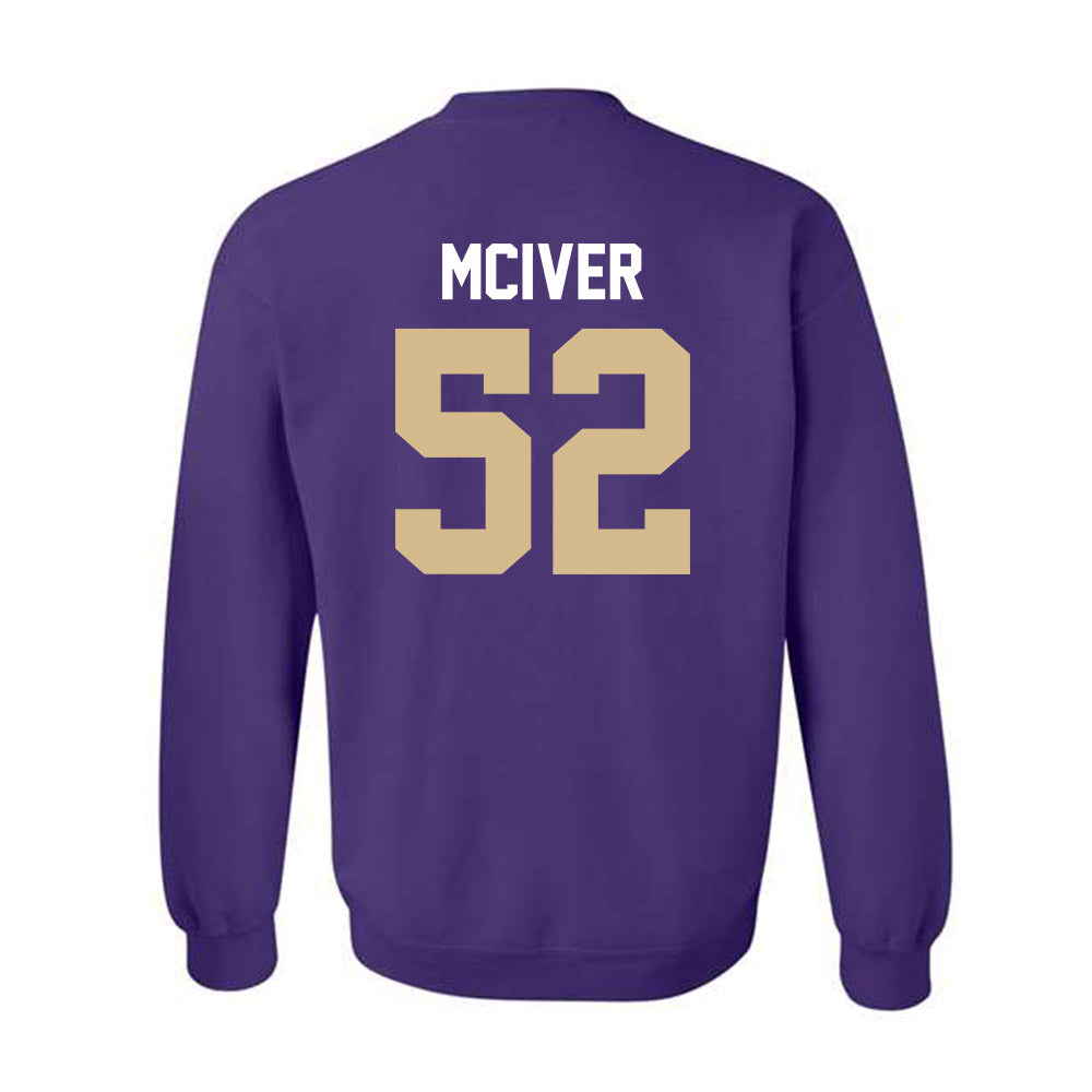 Western Carolina - NCAA Football : Brayson McIver - Classic Shersey Crewneck Sweatshirt-1