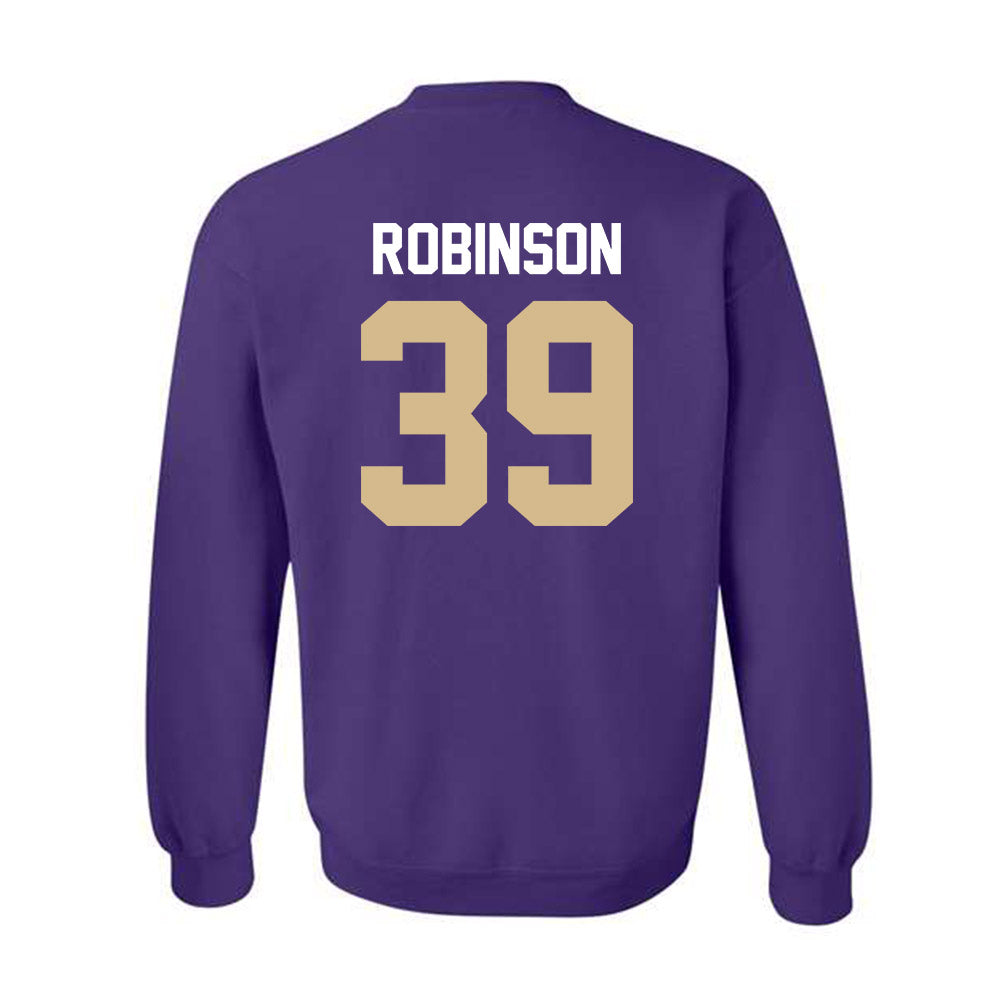 Western Carolina - NCAA Baseball : Dominic Robinson - Classic Shersey Crewneck Sweatshirt-1