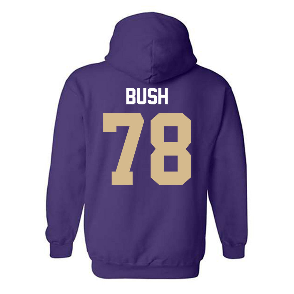 Western Carolina - NCAA Football : J'evon Bush - Classic Shersey Hooded Sweatshirt-1