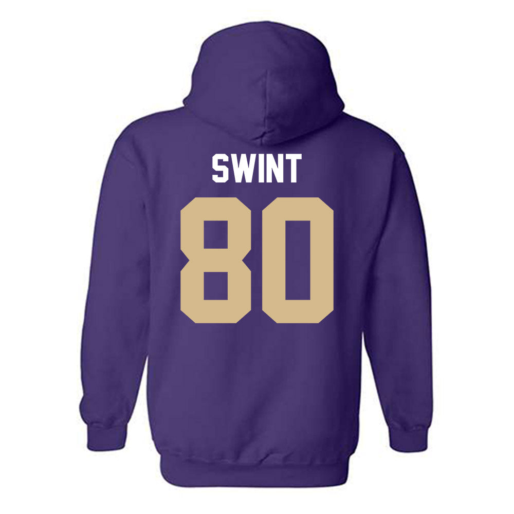 Western Carolina - NCAA Football : Corey Swint - Classic Shersey Hooded Sweatshirt-1