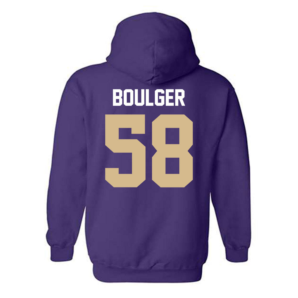 Western Carolina - NCAA Football : Isaac Boulger - Classic Shersey Hooded Sweatshirt-1