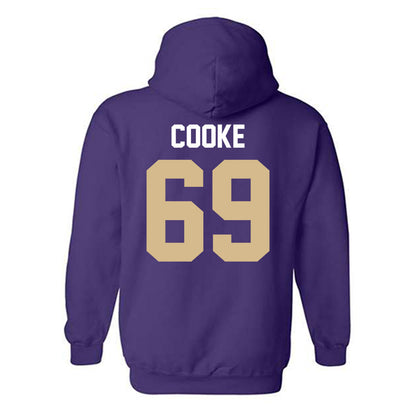 Western Carolina - NCAA Football : Cole Cooke - Classic Shersey Hooded Sweatshirt-1