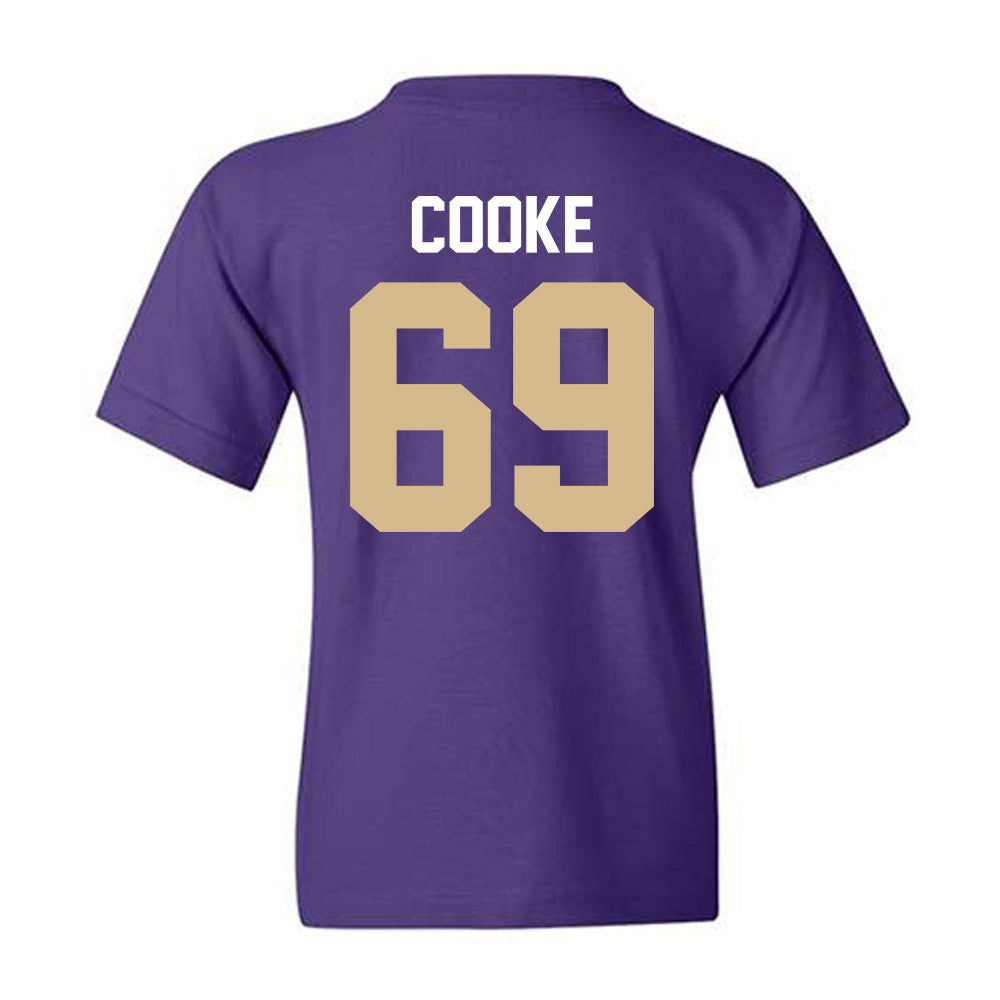 Western Carolina - NCAA Football : Cole Cooke - Classic Shersey Youth T-Shirt-1