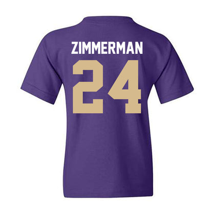 Western Carolina - NCAA Women's Basketball : Justice Zimmerman - Classic Shersey Youth T-Shirt-1