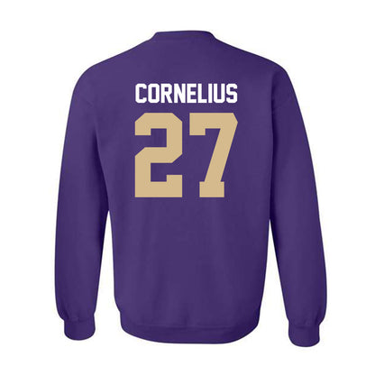Western Carolina - NCAA Football : Jayden Cornelius - Classic Shersey Crewneck Sweatshirt-1