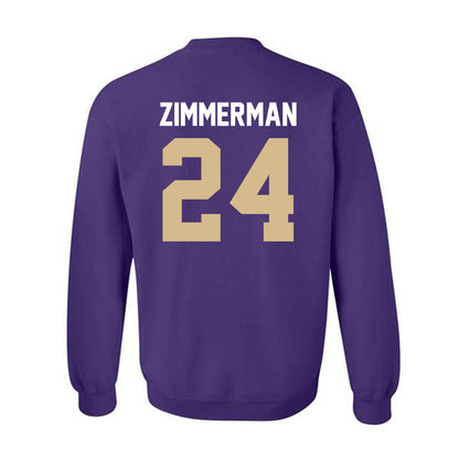 Western Carolina - NCAA Women's Basketball : Justice Zimmerman - Classic Shersey Crewneck Sweatshirt-1