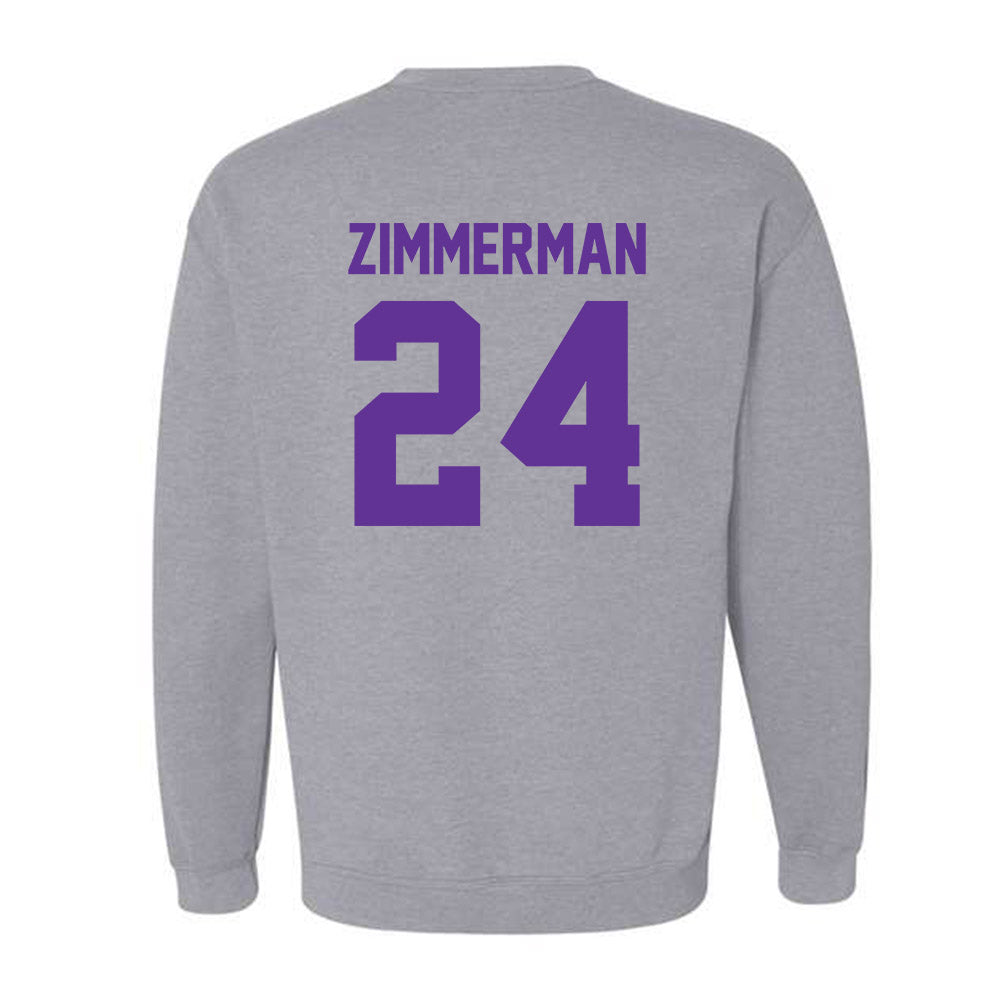 Western Carolina - NCAA Women's Basketball : Justice Zimmerman - Classic Shersey Crewneck Sweatshirt-1