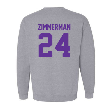 Western Carolina - NCAA Women's Basketball : Justice Zimmerman - Classic Shersey Crewneck Sweatshirt-1