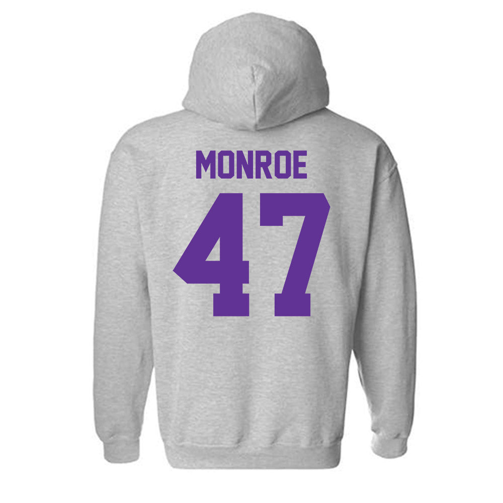 Western Carolina - NCAA Football : Blue Monroe - Classic Shersey Hooded Sweatshirt-1