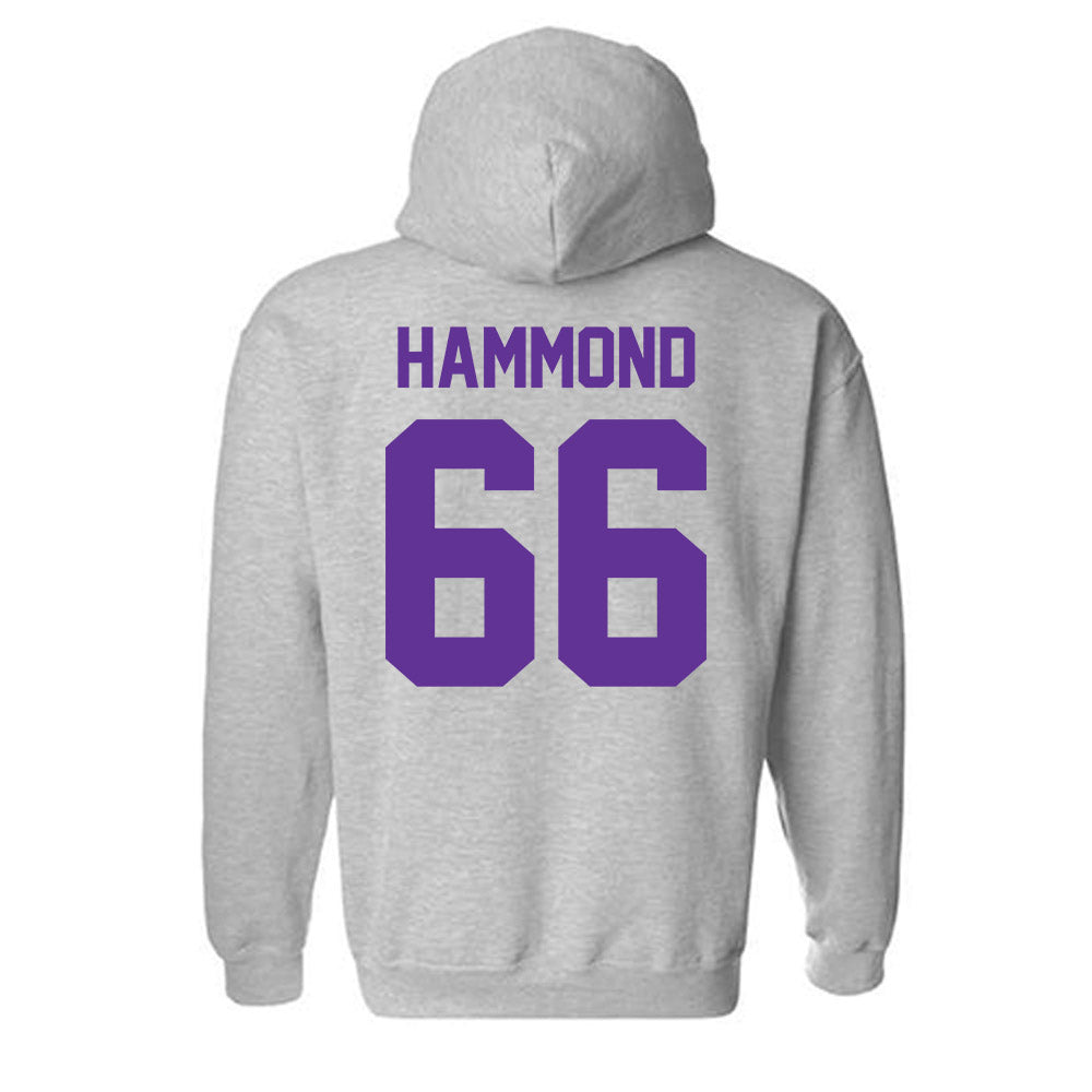 Western Carolina - NCAA Football : John Hammond - Classic Shersey Hooded Sweatshirt-1
