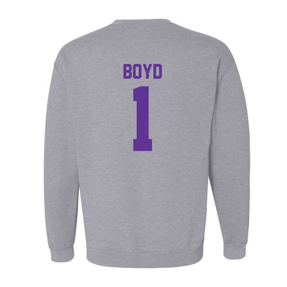 Western Carolina - NCAA Football : Jai Boyd - Classic Shersey Crewneck Sweatshirt-1