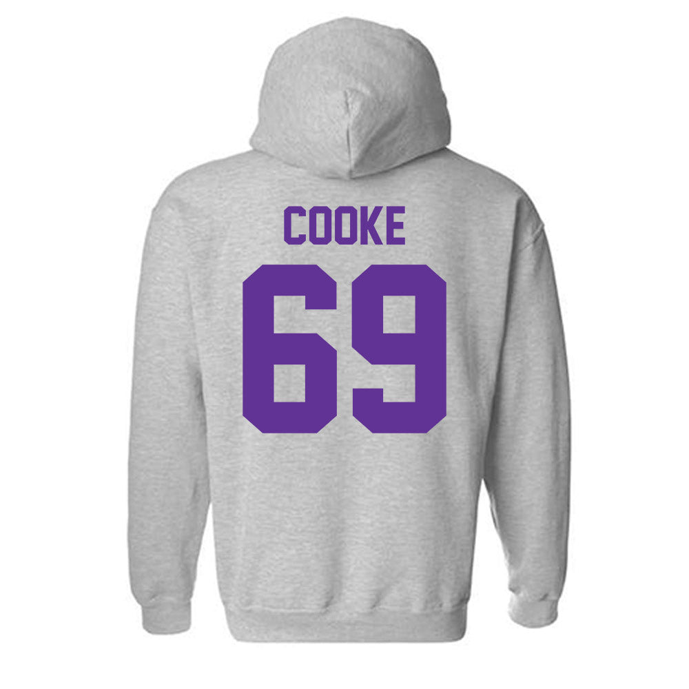 Western Carolina - NCAA Football : Cole Cooke - Classic Shersey Hooded Sweatshirt-1