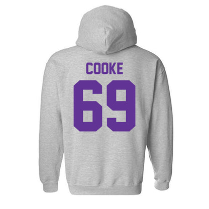 Western Carolina - NCAA Football : Cole Cooke - Classic Shersey Hooded Sweatshirt-1