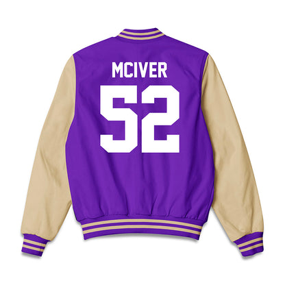 Western Carolina - NCAA Football : Brayson McIver - Bomber Jacket-1