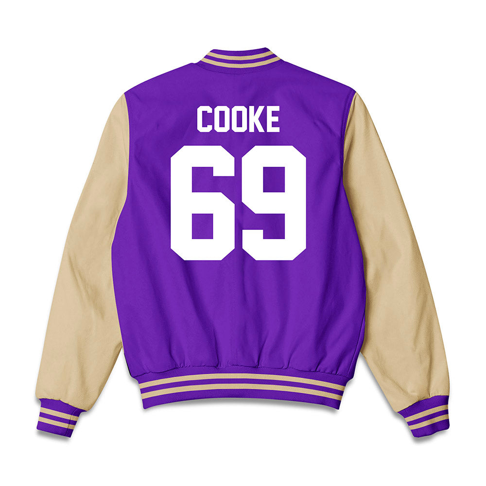 Western Carolina - NCAA Football : Cole Cooke - Bomber Jacket-1
