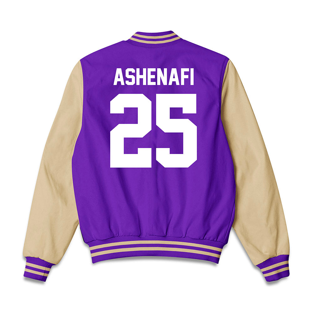 Western Carolina - NCAA Football : Nassor Ashenafi - Bomber Jacket-1
