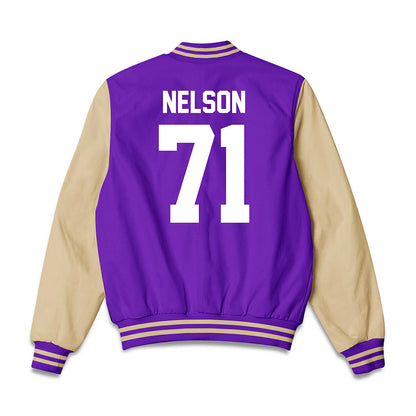 Western Carolina - NCAA Football : Sawyer Nelson - Bomber Jacket-1