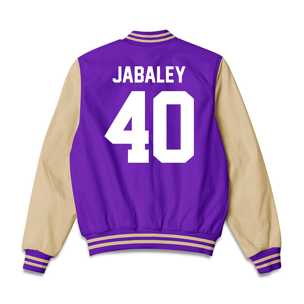 Western Carolina - NCAA Baseball : Davis Jabaley - Bomber Jacket-1