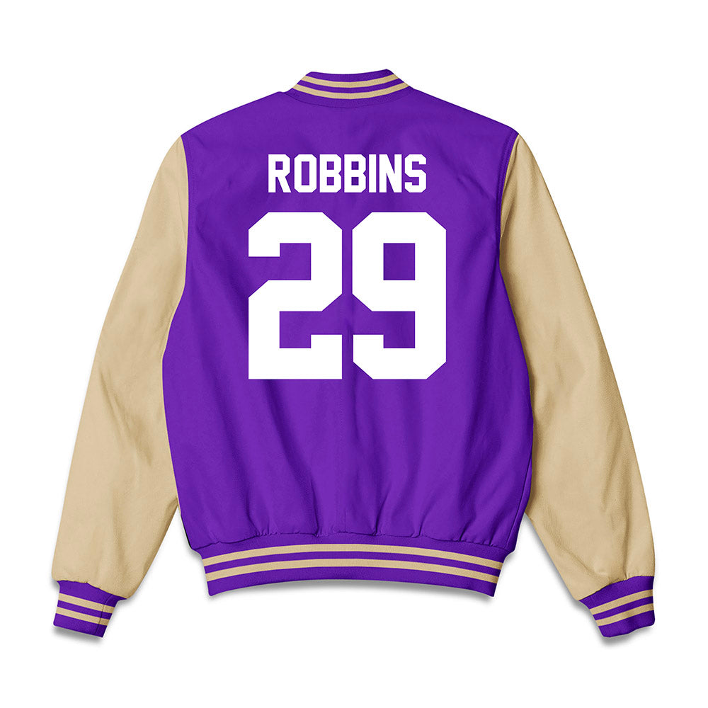 Western Carolina - NCAA Football : Christian Robbins - Bomber Jacket-1