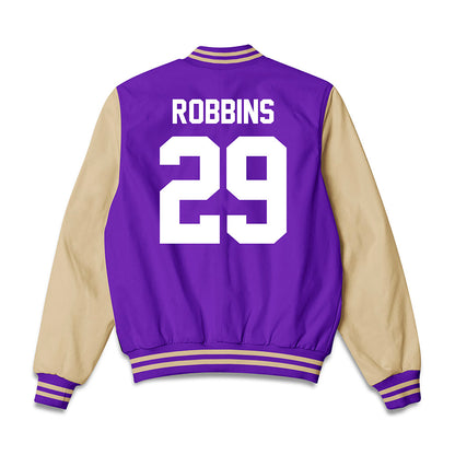 Western Carolina - NCAA Football : Christian Robbins - Bomber Jacket-1