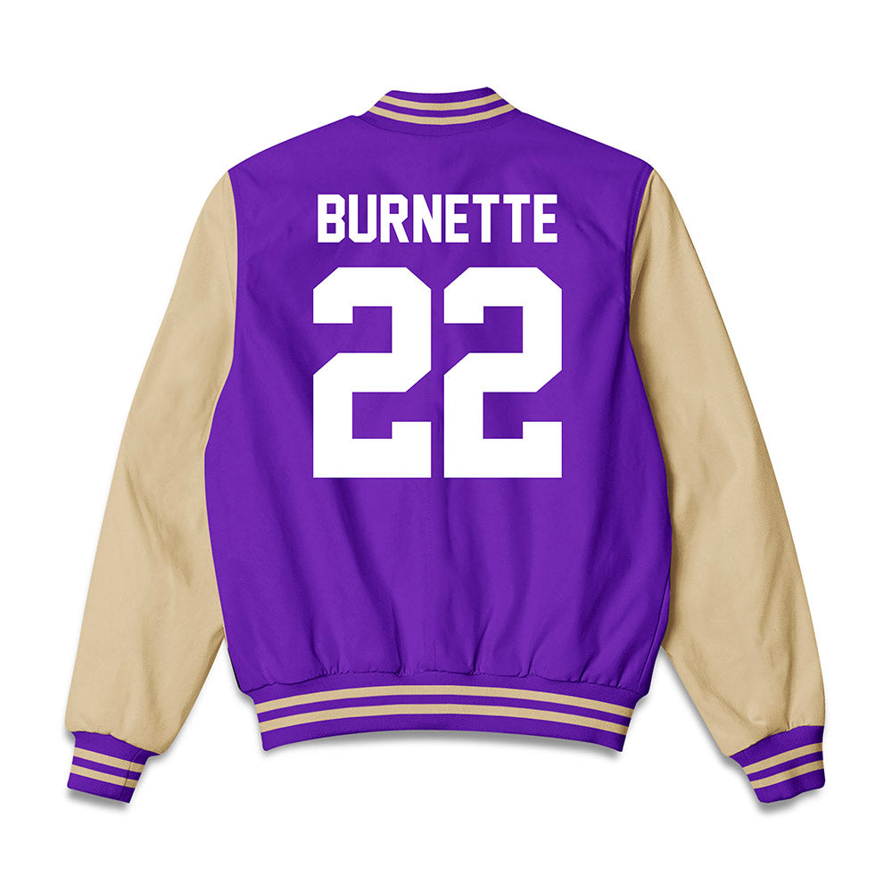 Western Carolina - NCAA Baseball : Carter Burnette - Bomber Jacket-1