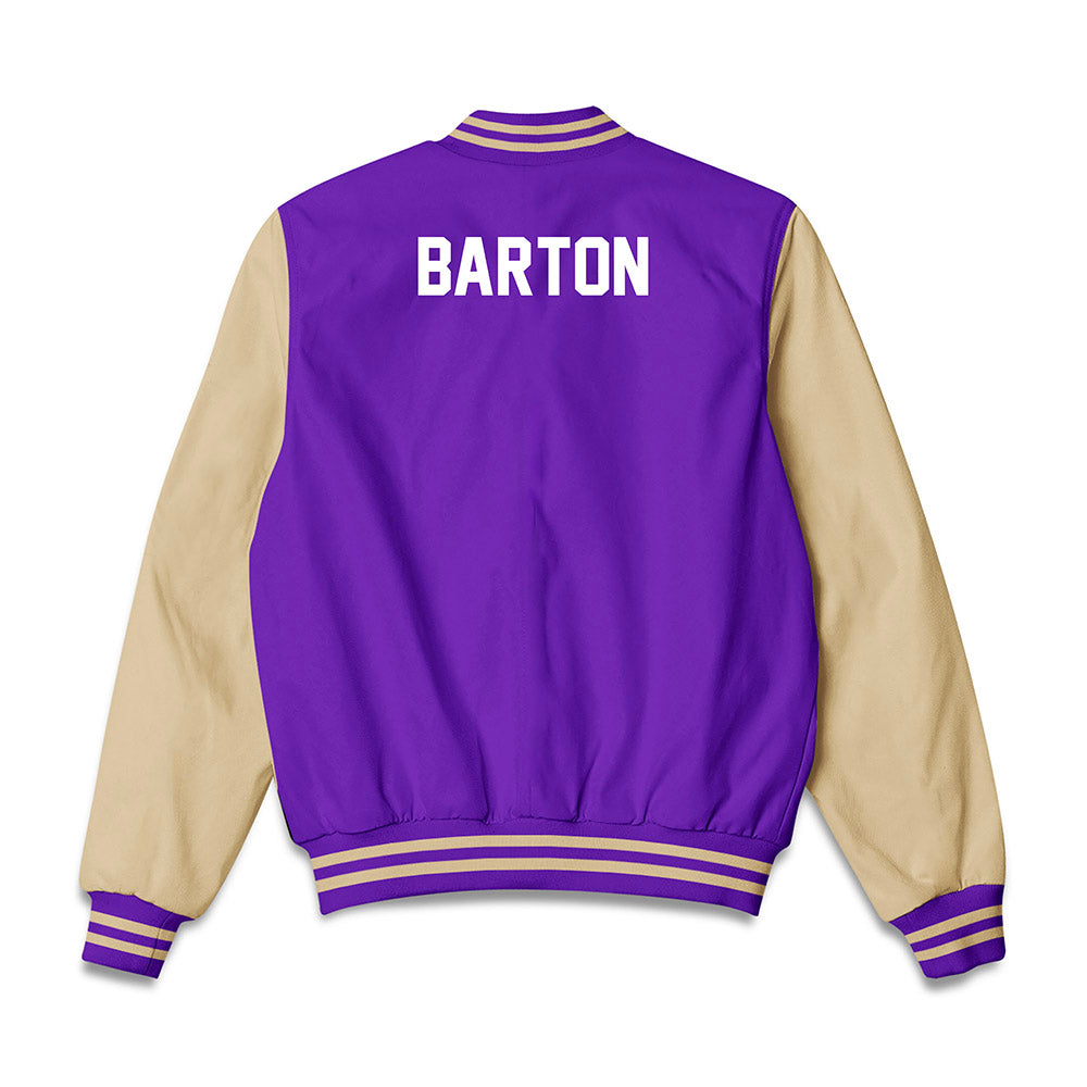 Western Carolina - NCAA Men's Track & Field : Elias Barton - Bomber Jacket-1