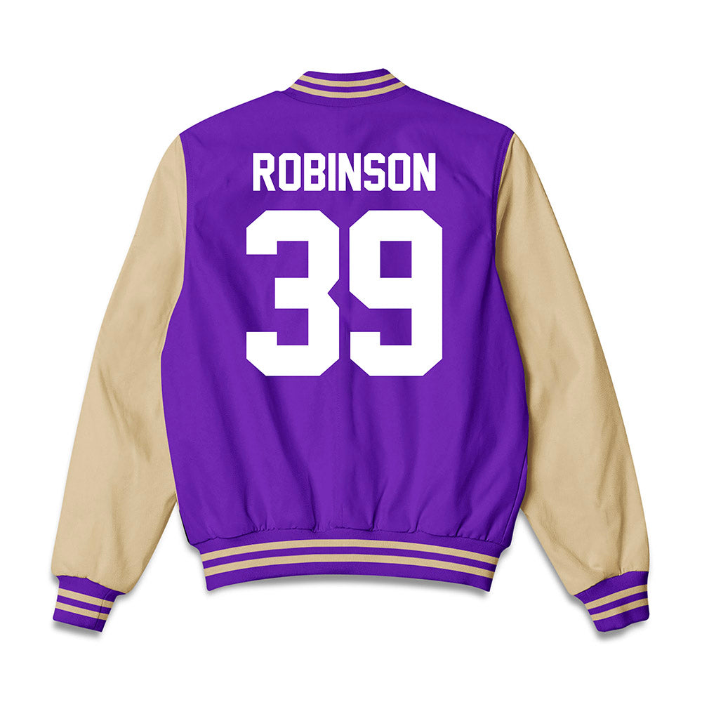 Western Carolina - NCAA Baseball : Dominic Robinson - Bomber Jacket-1
