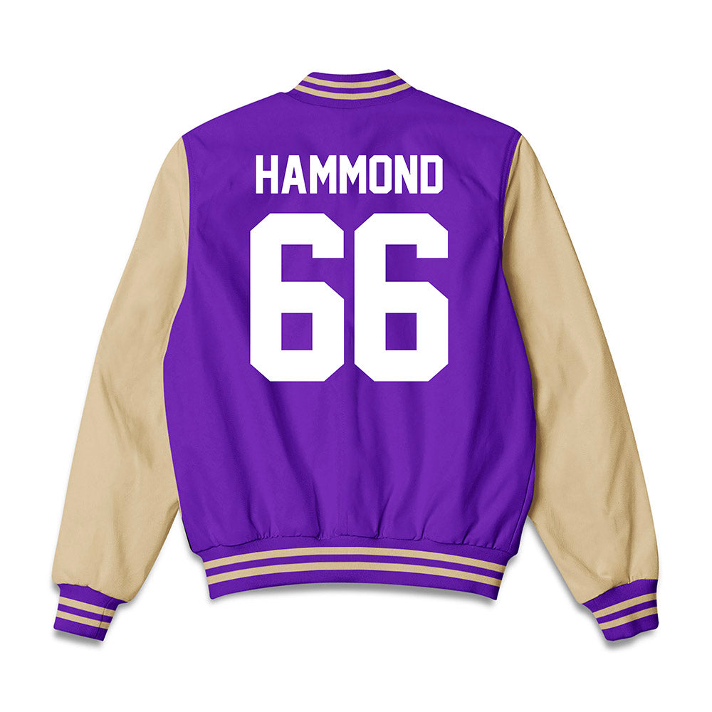 Western Carolina - NCAA Football : John Hammond - Bomber Jacket-1