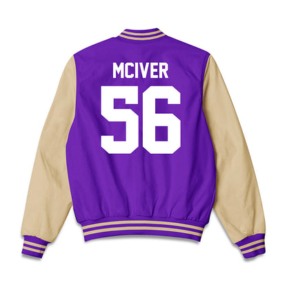 Western Carolina - NCAA Football : Aaron McIver - Bomber Jacket-1