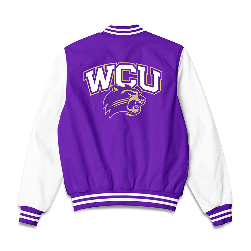 Western Carolina - NCAA Baseball : Carter Burnette - Bomber Jacket-1