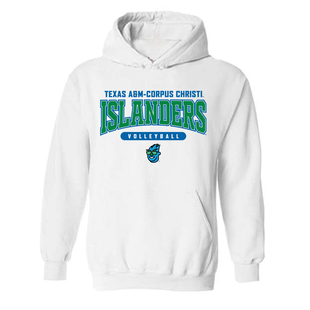 Texas A&M Corpus Christi - NCAA Women's Volleyball : Simone Grieser - Classic Shersey Hooded Sweatshirt-0