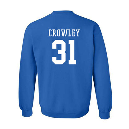 Texas A&M Corpus Christi - NCAA Baseball : Nicho Crowley - Classic Shersey Crewneck Sweatshirt-1