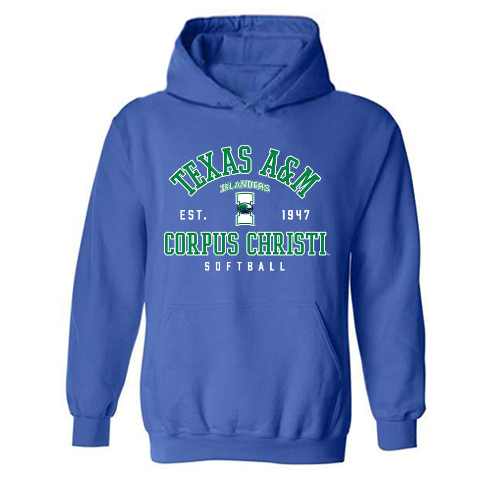 Texas A&M Corpus Christi - NCAA Softball : Kendra Winfrey - Classic Shersey Hooded Sweatshirt-0