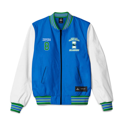Texas A&M Corpus Christi - NCAA Softball : Jada Zepeda - Bomber Jacket-0