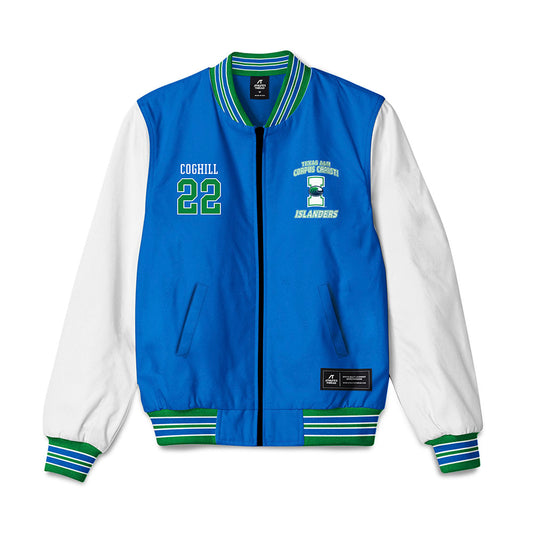Texas A&M Corpus Christi - NCAA Women's Soccer : Paige Coghill - Bomber Jacket-0