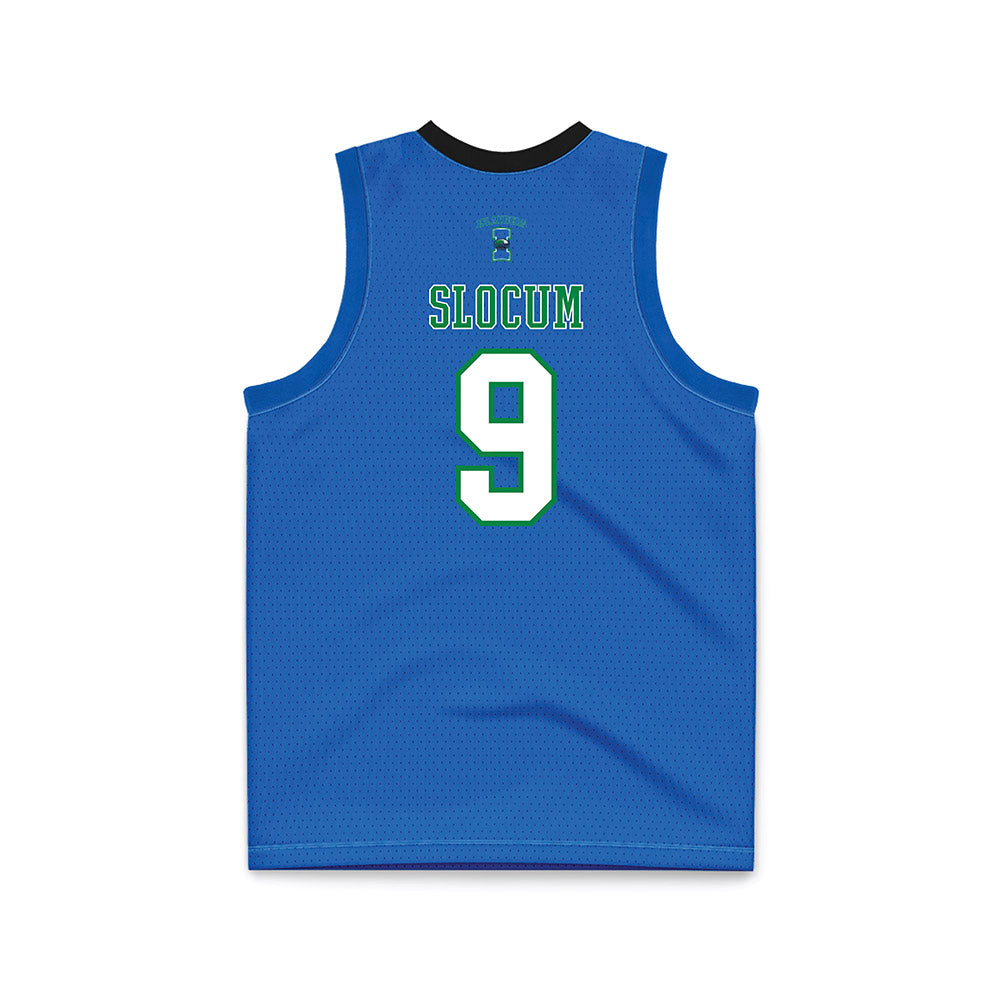 Texas A&M Corpus Christi - NCAA Women's Basketball : Trinity Slocum - Royal Basketball Jersey-1
