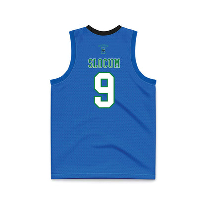 Texas A&M Corpus Christi - NCAA Women's Basketball : Trinity Slocum - Royal Basketball Jersey-1