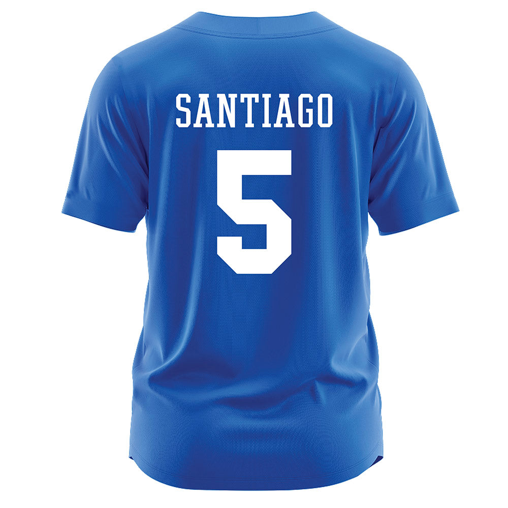 Texas A&M Corpus Christi - NCAA Softball : Kayla Santiago - Royal Jersey-1