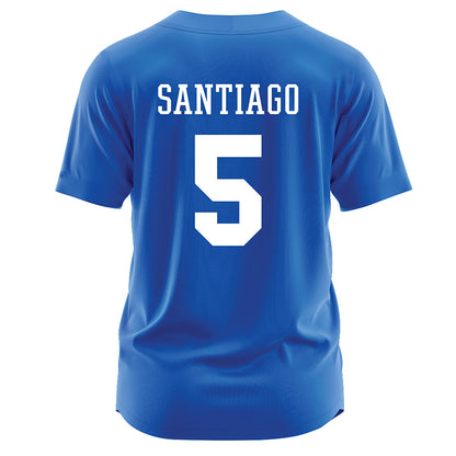 Texas A&M Corpus Christi - NCAA Softball : Kayla Santiago - Royal Jersey-1