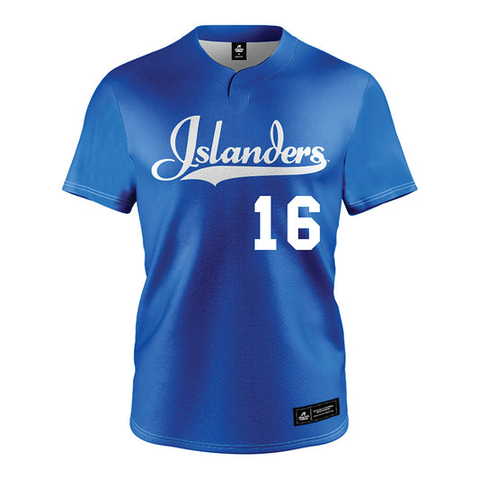 Texas A&M Corpus Christi - NCAA Softball : Kendra Winfrey - Royal Jersey-0