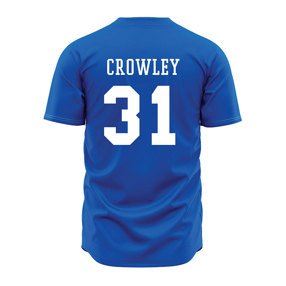 Texas A&M Corpus Christi - NCAA Baseball : Nicho Crowley - Royal Jersey-1
