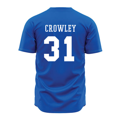 Texas A&M Corpus Christi - NCAA Baseball : Nicho Crowley - Royal Jersey-1