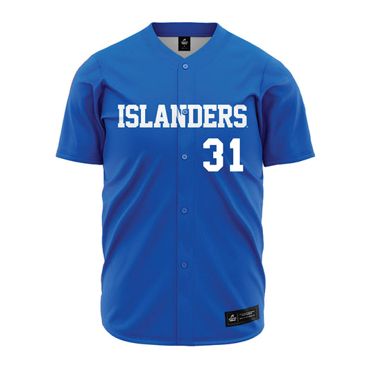 Texas A&M Corpus Christi - NCAA Baseball : Nicho Crowley - Royal Jersey-0