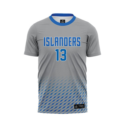 Texas A&M Corpus Christi - NCAA Women's Soccer : dakota Merino - Grey Soccer Jersey-0