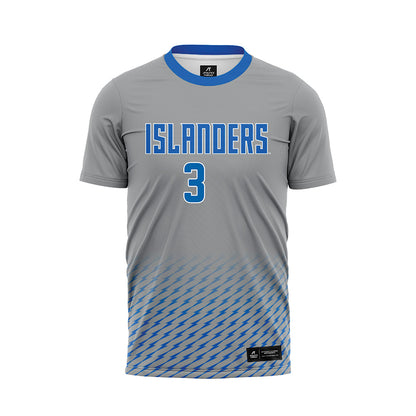 Texas A&M Corpus Christi - NCAA Women's Soccer : MyJoi Anderson - Grey Soccer Jersey-0