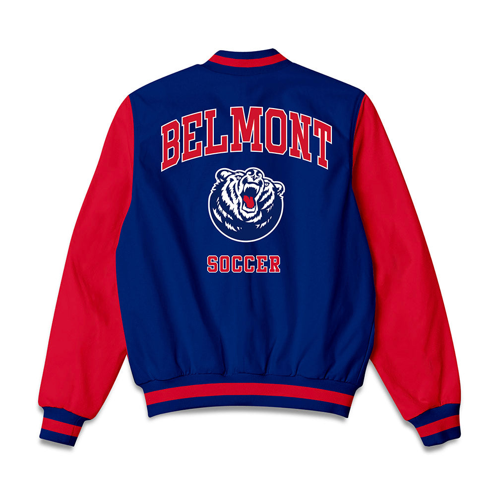 Belmont - NCAA Men's Soccer : Hayden Robinson - Bomber Jacket-1