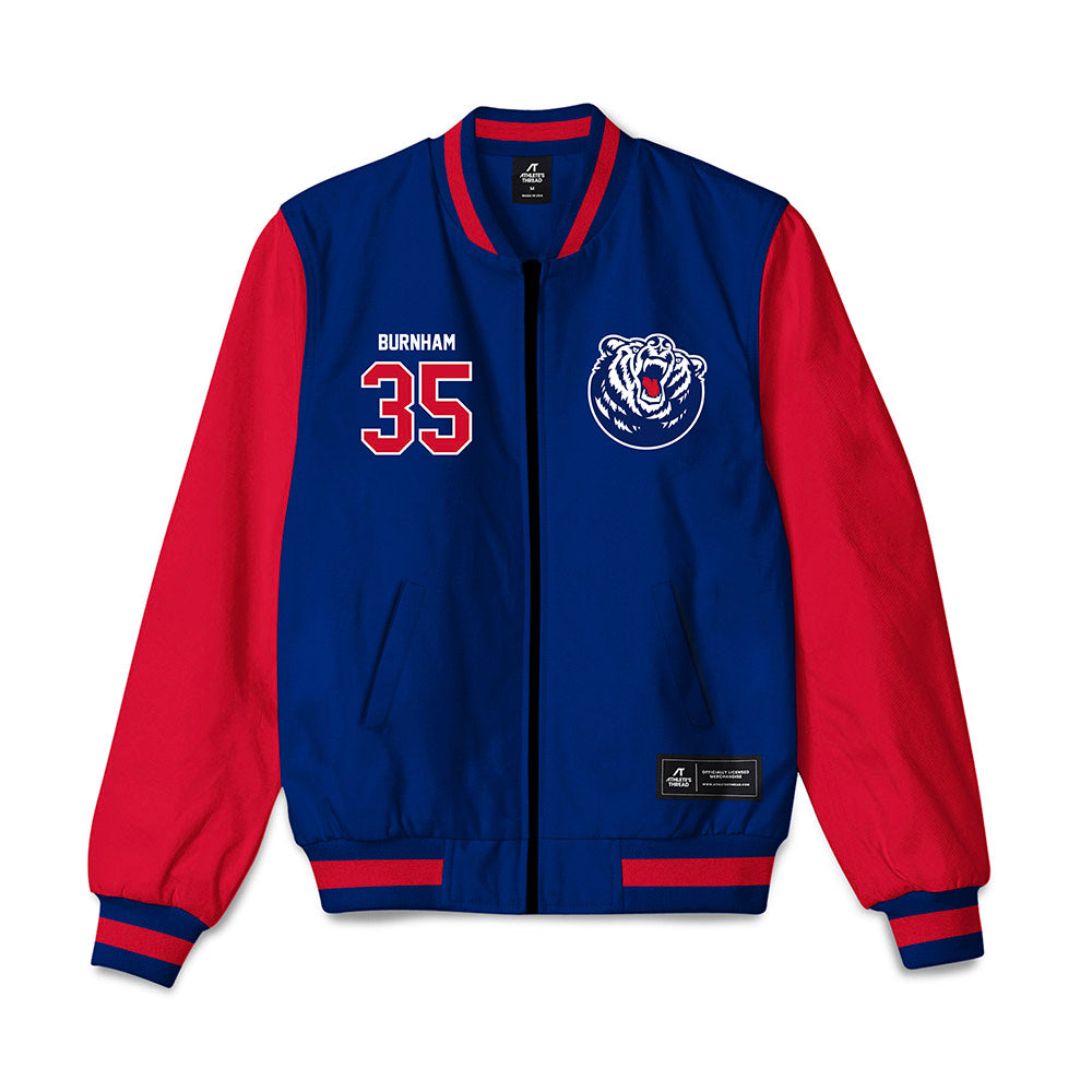 Belmont - NCAA Baseball : Noah Burnham - Bomber Jacket-0