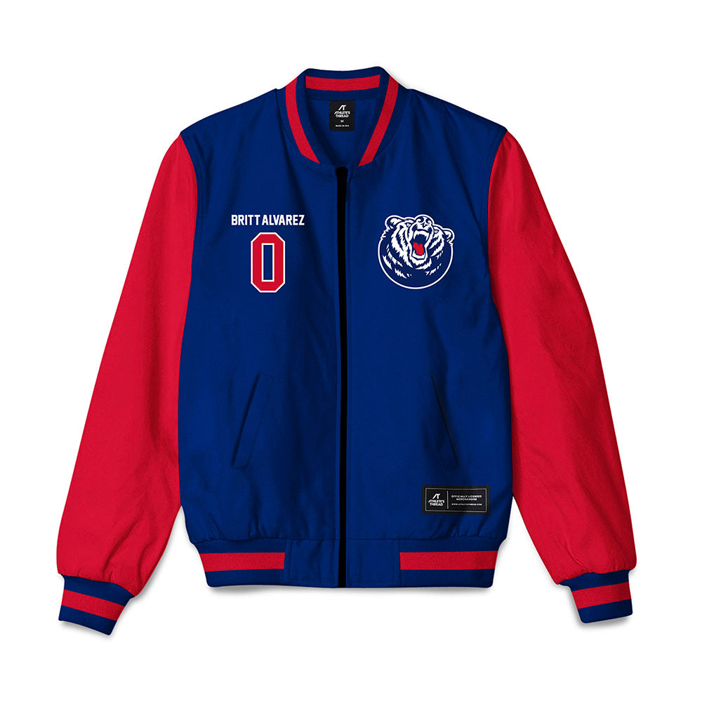 Belmont - NCAA Men's Tennis : Diego Britt-Alvarez - Bomber Jacket-0