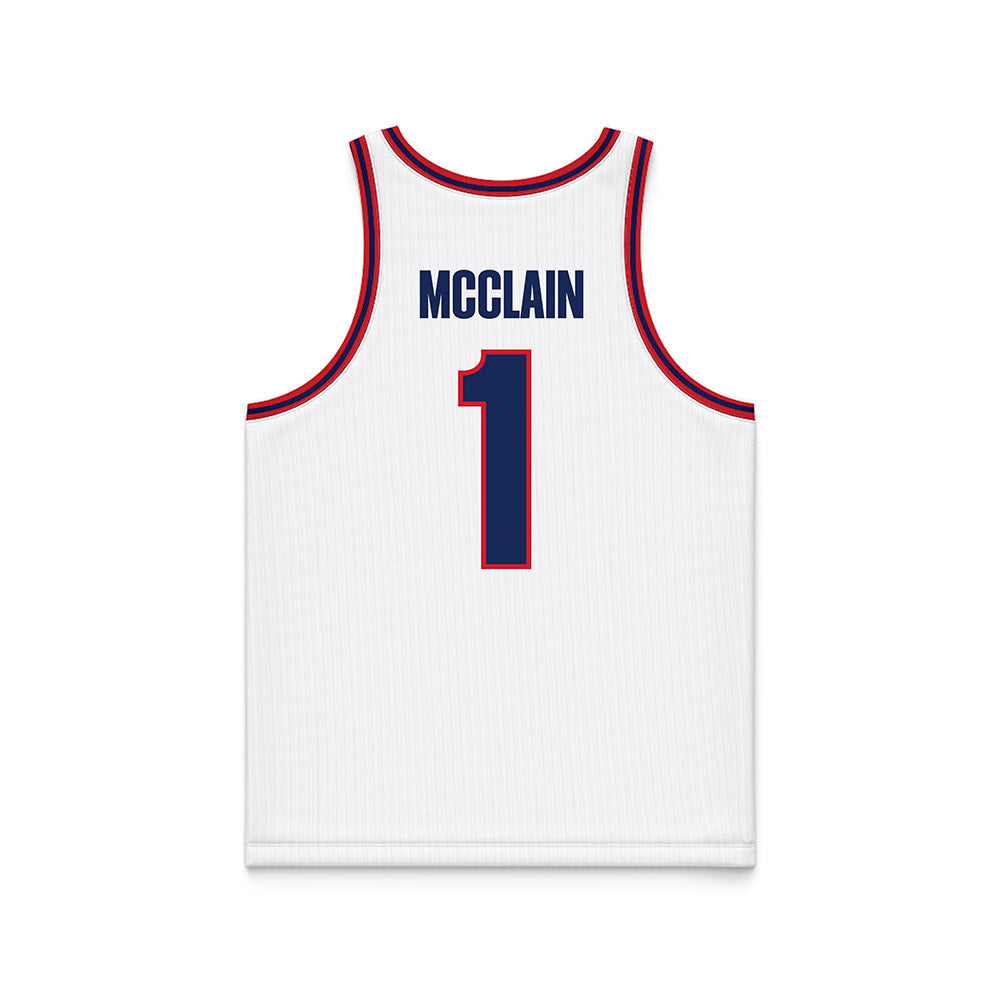Belmont - NCAA Men's Basketball : Nicolas McClain - White Basketball Jersey-1