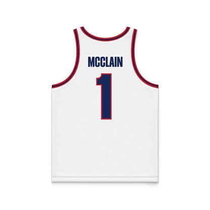 Belmont - NCAA Men's Basketball : Nicolas McClain - White Basketball Jersey-1